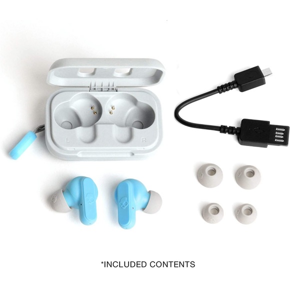 Skullcandy Light Gray Blue Dime True Wireless Bluetooth Earbuds - Picture 7 of 12